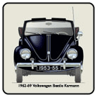VW Beetle Karmann Cabriolet 1953-55 Coaster 3